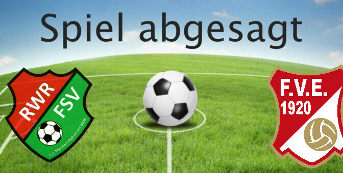 Testspiel bei Mosbach/Radheim abgesagt