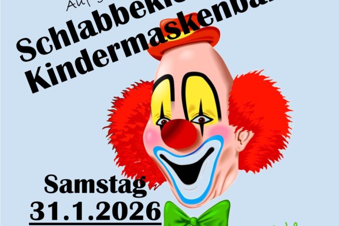 Schlabbekicker-Kindermaskenball 2026