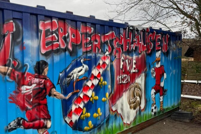Projektabschluss Bewirtungscontainer im Sportzentrum