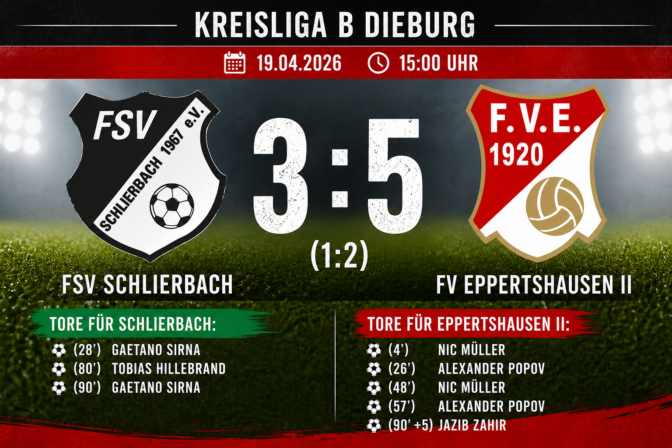 Auswärtssieg mit Offensivpower – 5:3 in Schlierbach