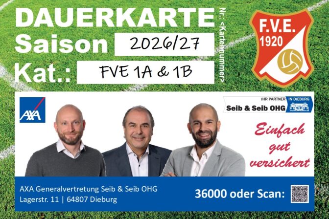 Die Dauerkarte ist auch in der Saison 2026/27 erhältlich!