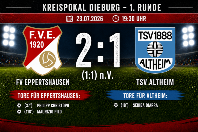 FVE – TSV Altheim 2:1 (1:1) n.V.