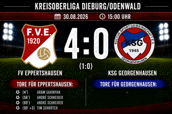 FVE – KSG Georgenhausen 4:0 (1:0)