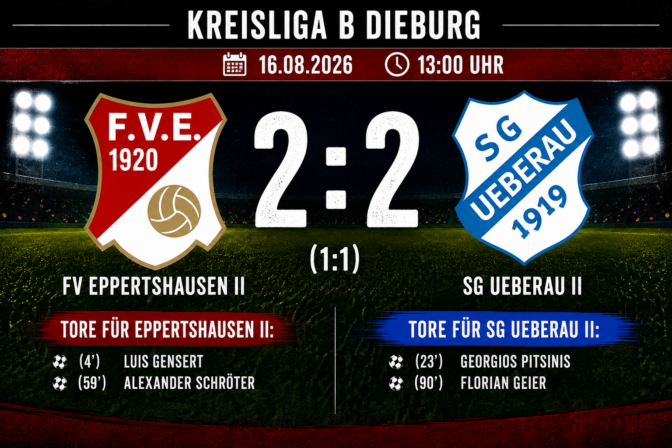 FVE II – SG Ueberau II 2:2 (1:1)