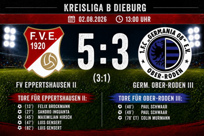 5:3-Heimsieg gegen Germania Ober-Roden III