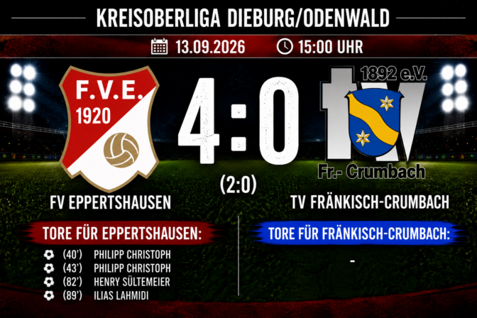 FVE – TV Fränkisch-Crumbach 4:0 (2:0)